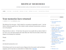 Tablet Screenshot of medwaymemories.co.uk